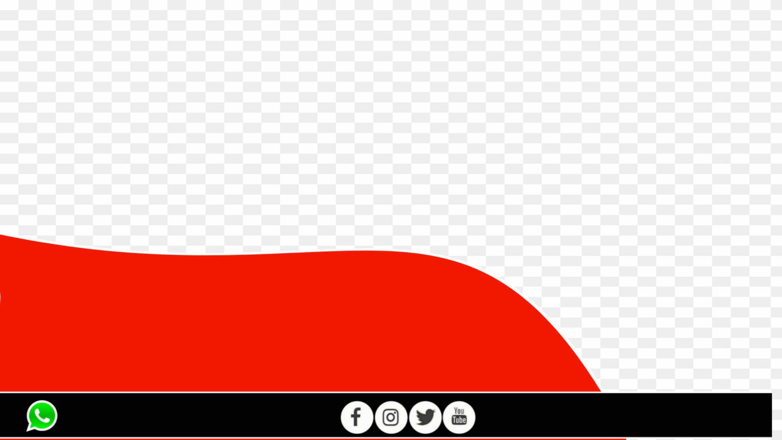 Banner footer shape free transparent PNG Image