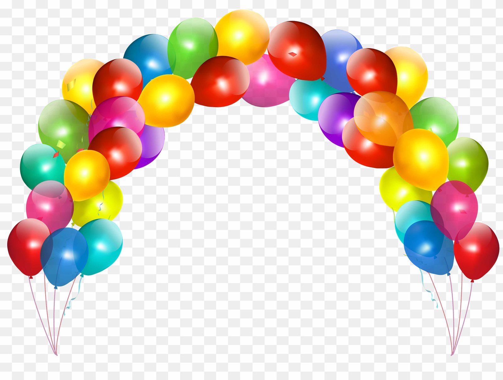 Birthday balloons png
