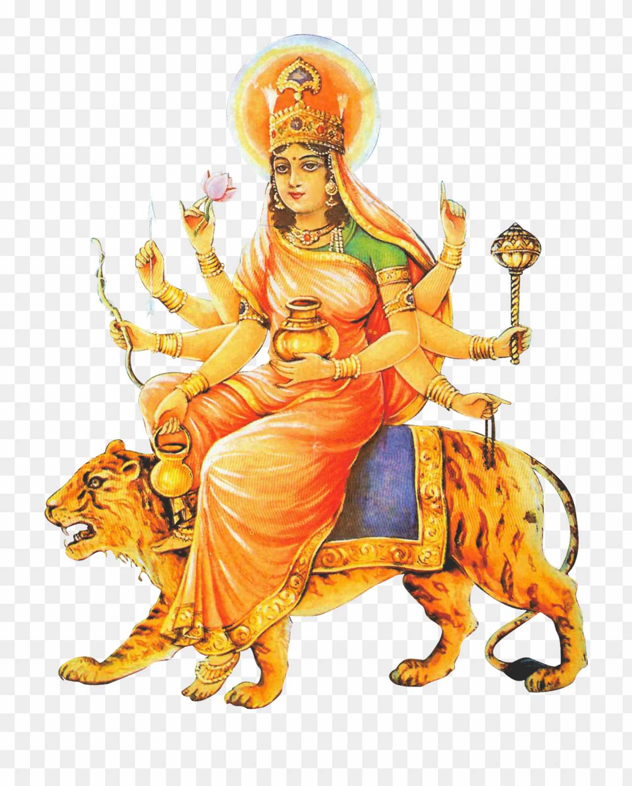 Goddess Kushmanda png images_ Navratri Four day png images Goddess Kushmanda png images_ Navratri Four day png images