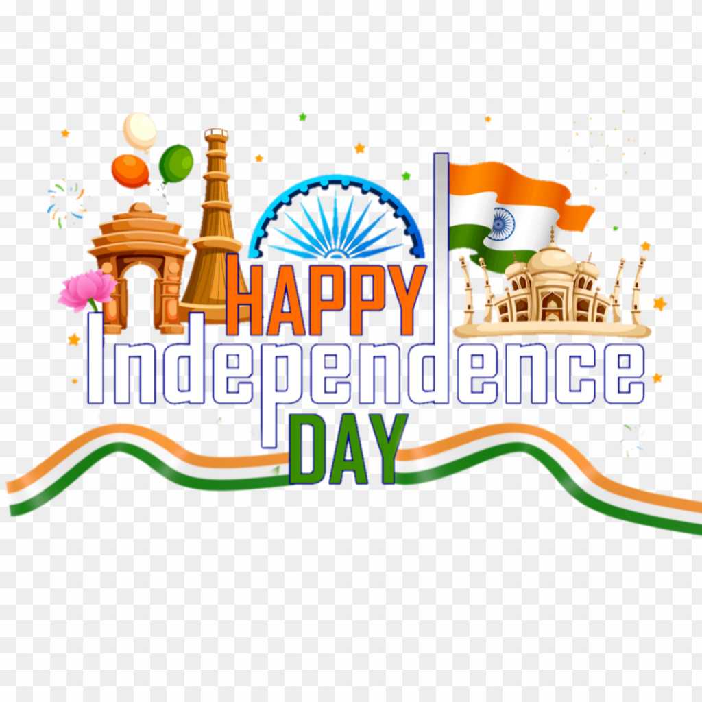 Happy Independence Day PNG transparent images