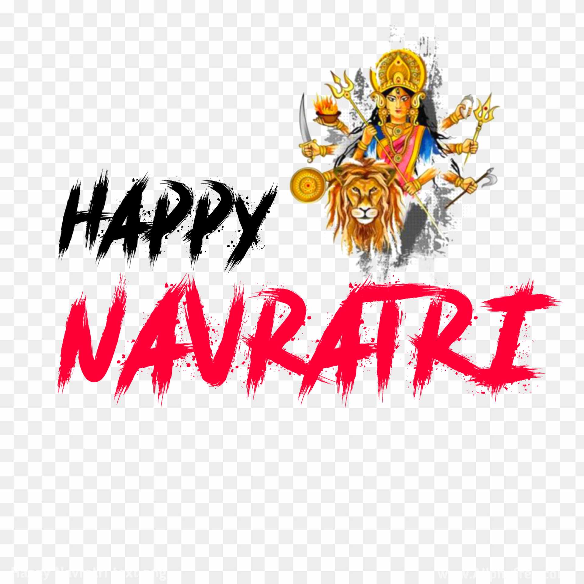 Happy navratri png 
