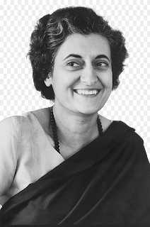 Indira Gandhi PNG download 