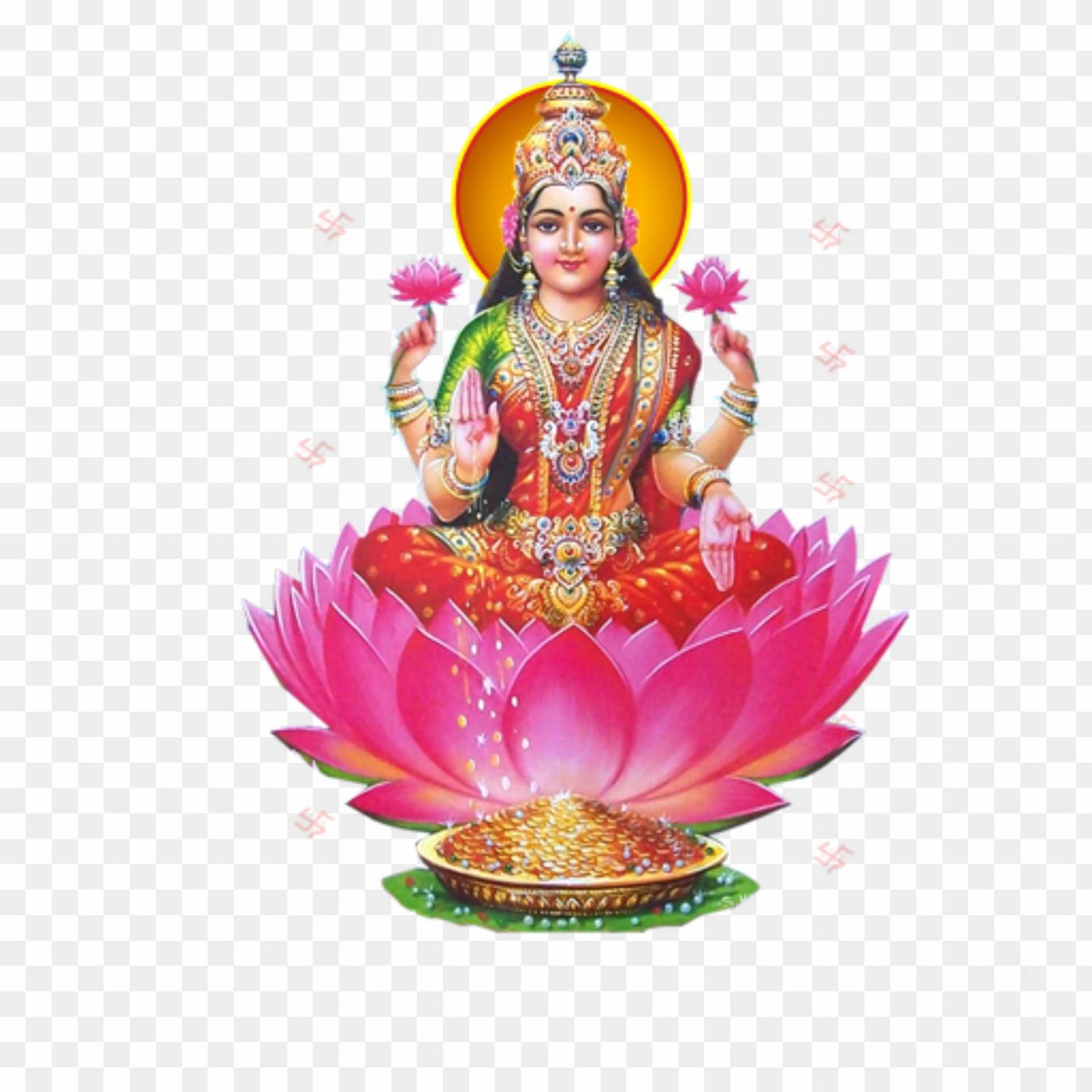 Mata Lakshmi PNG transparent images download 