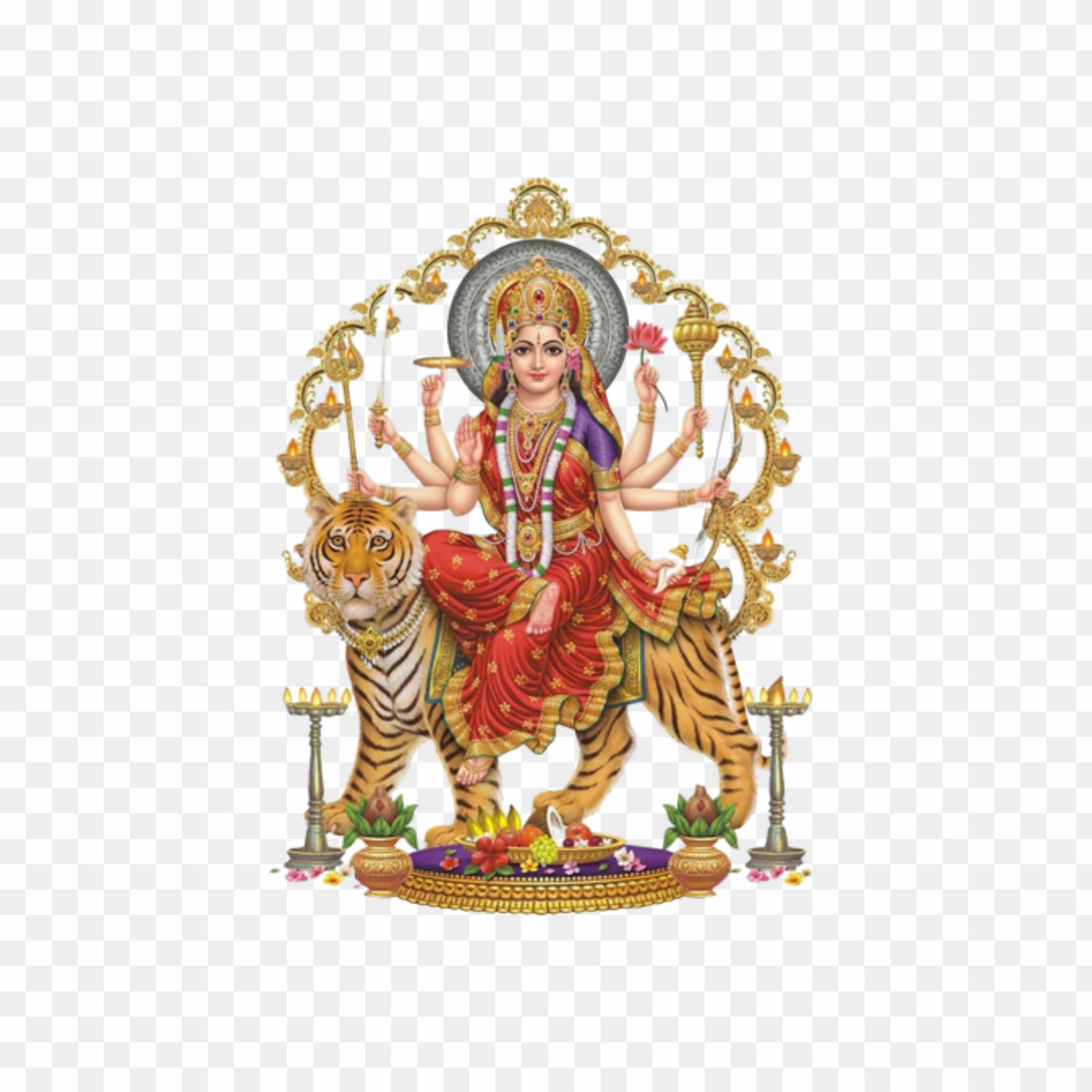 Navratri Durga Maa PNG 