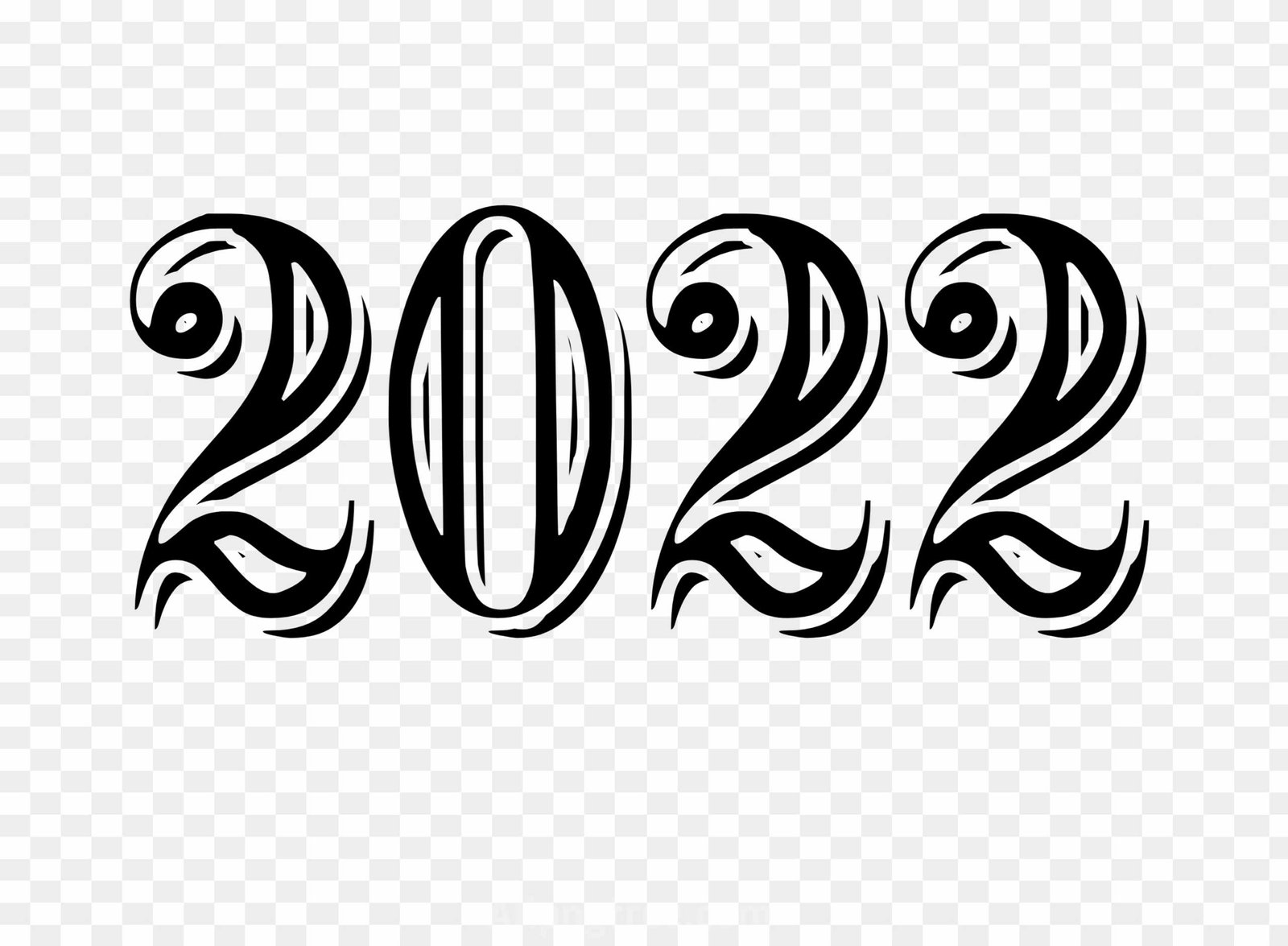 2022 year PNG images free download