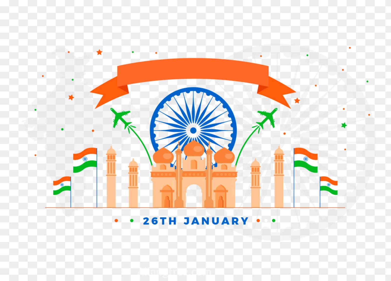 26 January png images_ republic day png download