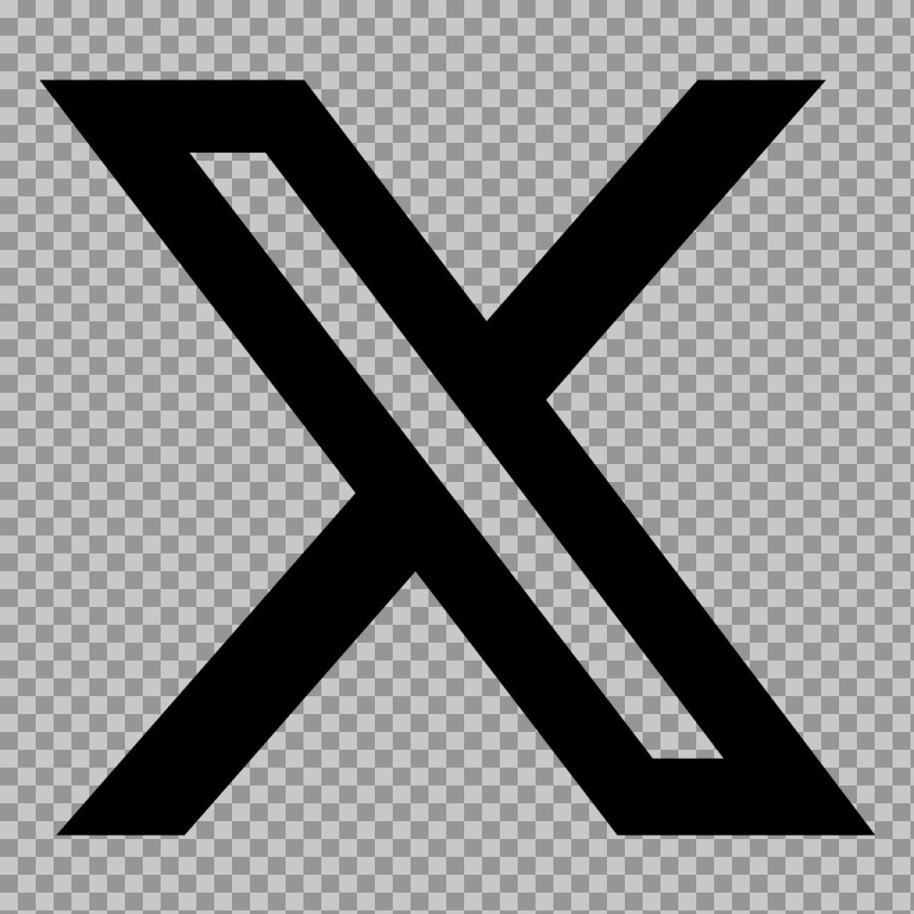 X Logo PNG - New Twitter Logo Transparent Background Download