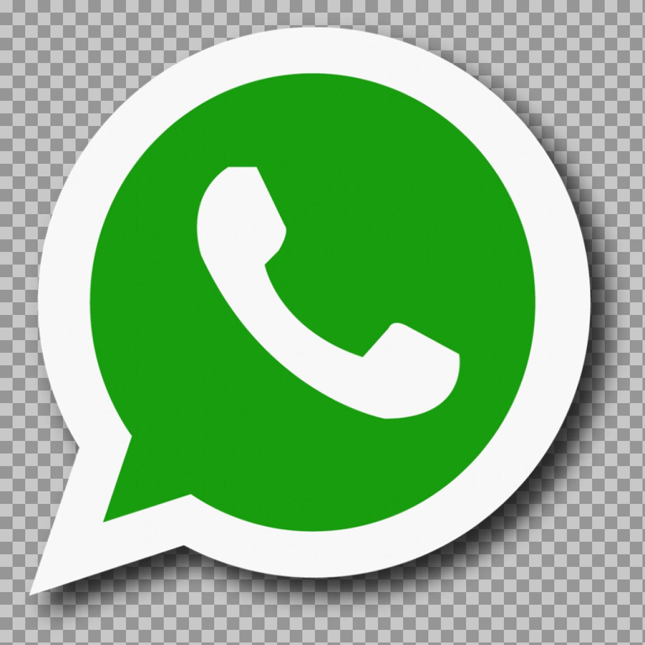 WhatsApp Logo PNG – Green Chat Bubble Transparent Icon