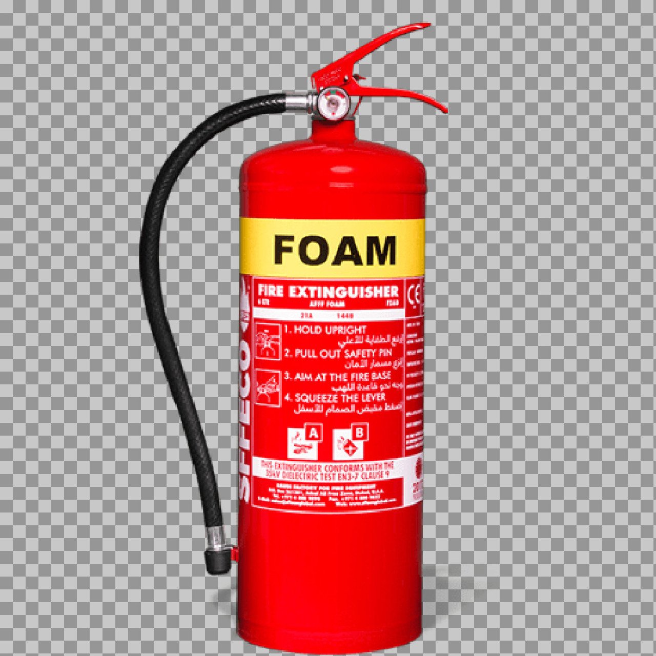 Foam Fire Extinguisher PNG | Fire Safety Equipment Image
