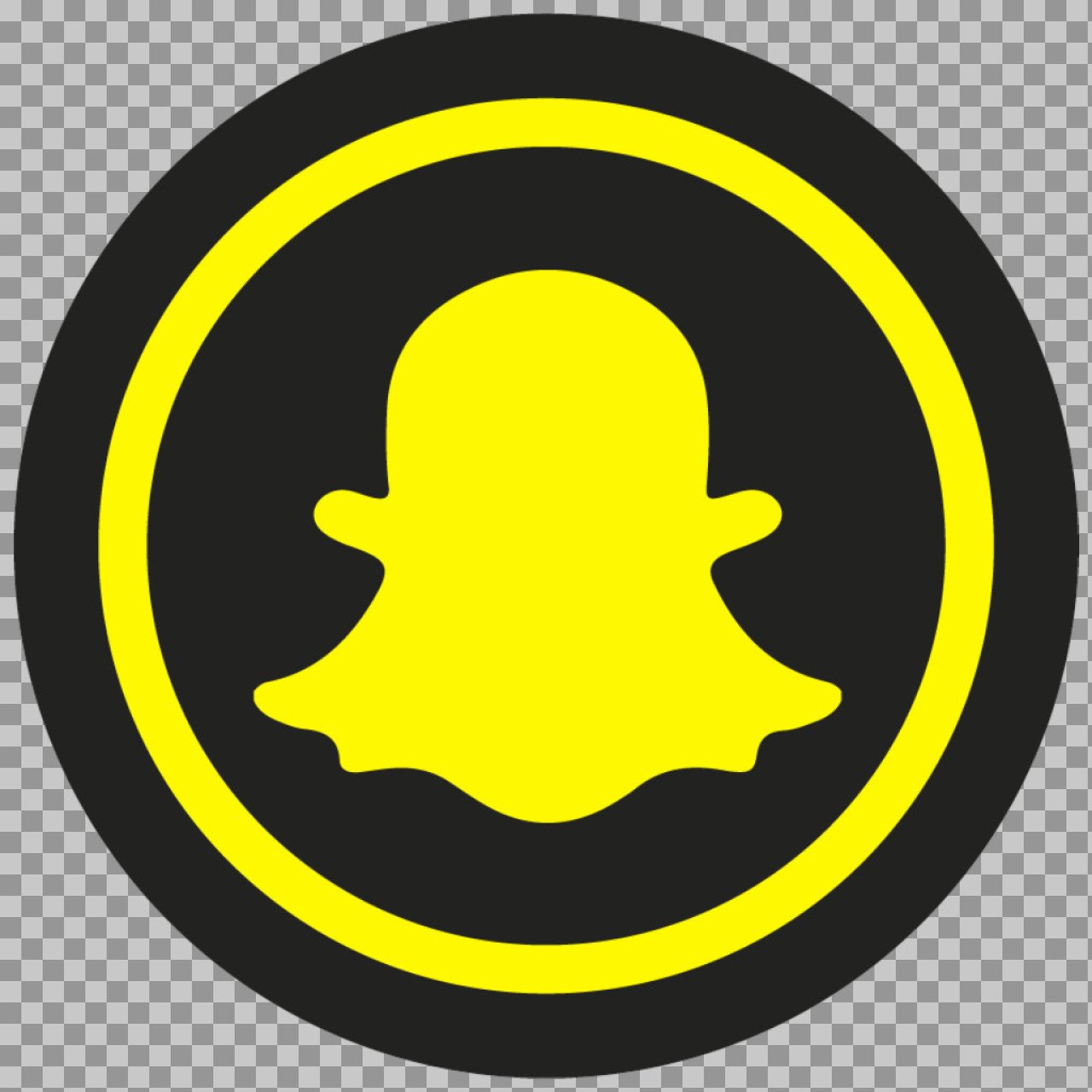 Snapchat Logo Icon PNG - Yellow Ghost Social Media Symbol