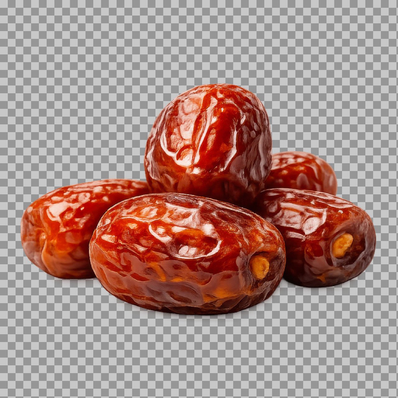Pitted Dates PNG | Fresh-Style Dried Date Fruit for Healthy Snacking