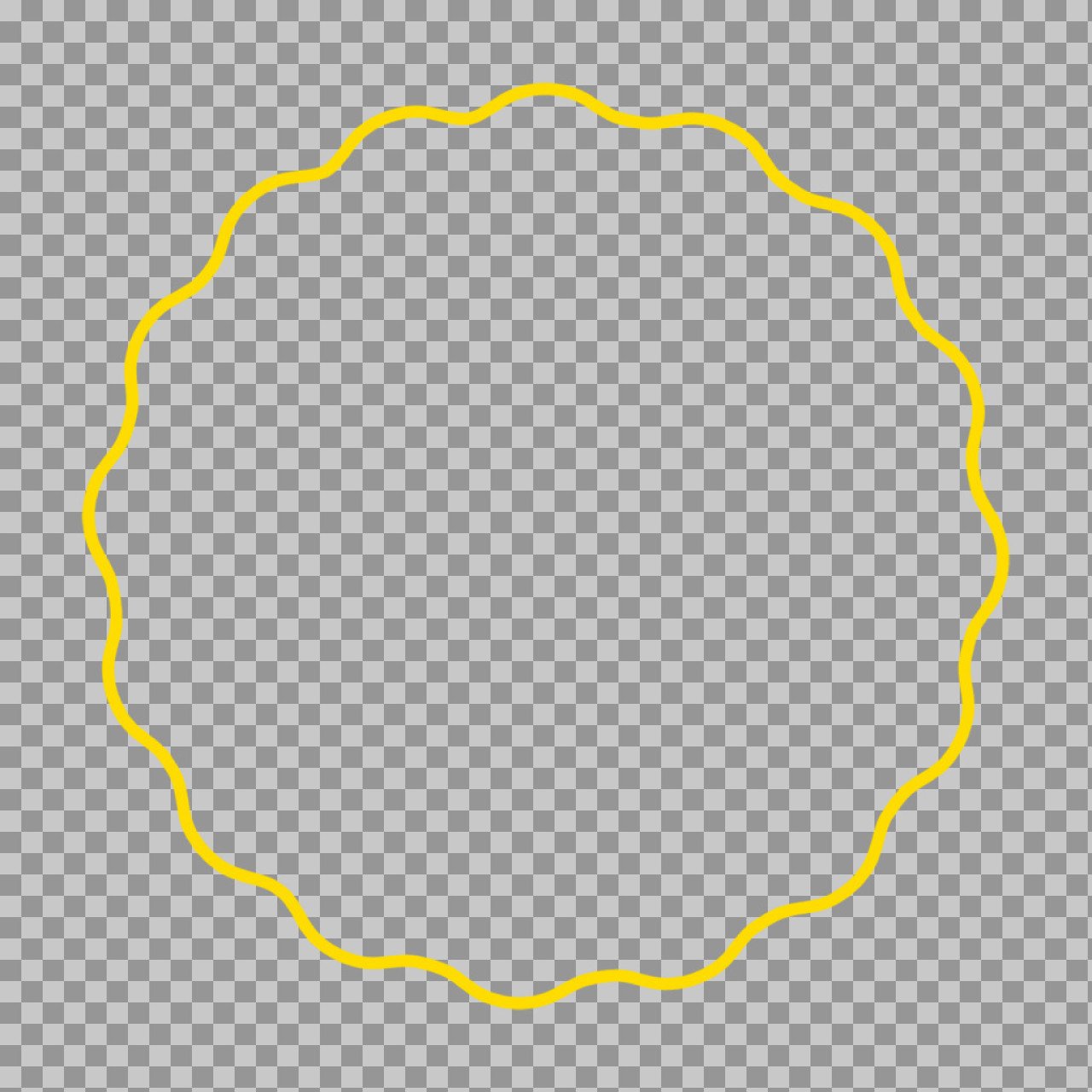 Yellow Starburst Badge Outline PNG | Sale & Highlight Label