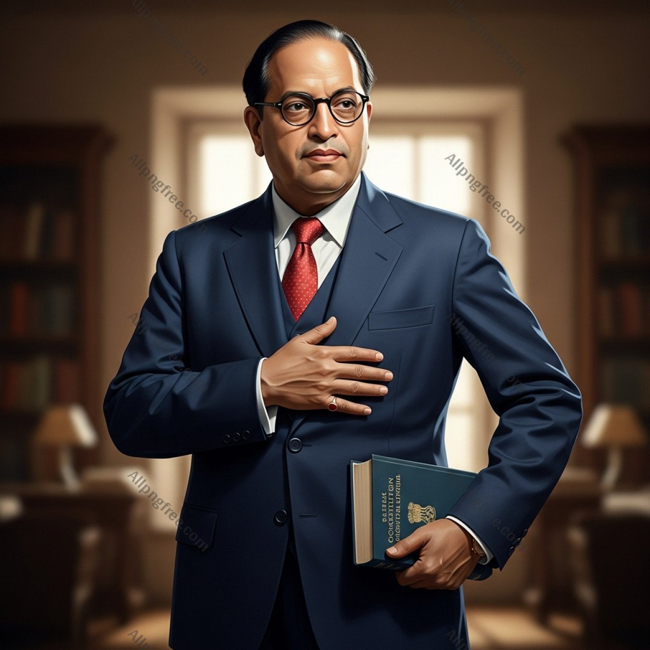 Dr. B. R. Ambedkar Portrait | Indian Social Reformer