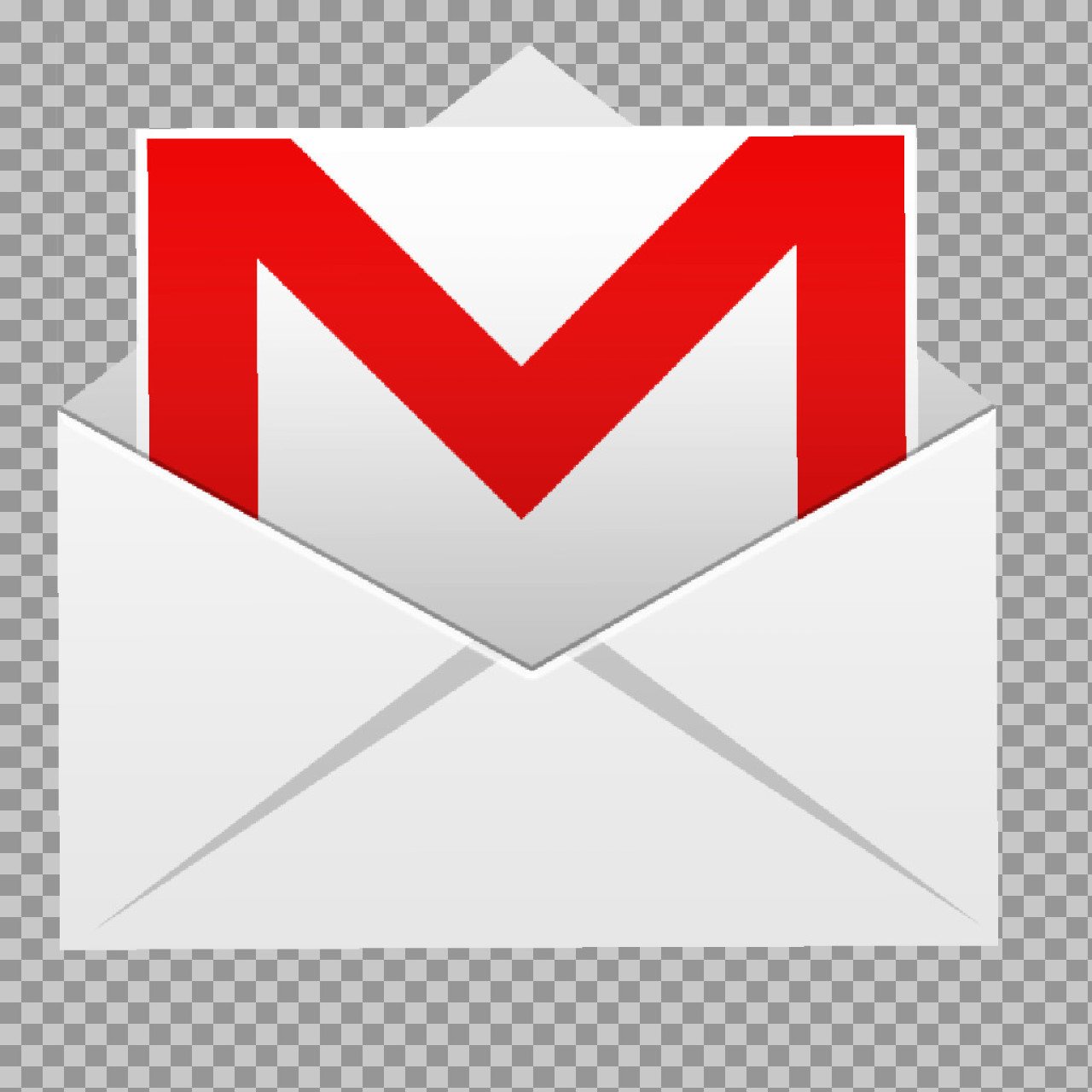 Email / Mail Envelope Icon PNG (Red M Mail Logo)