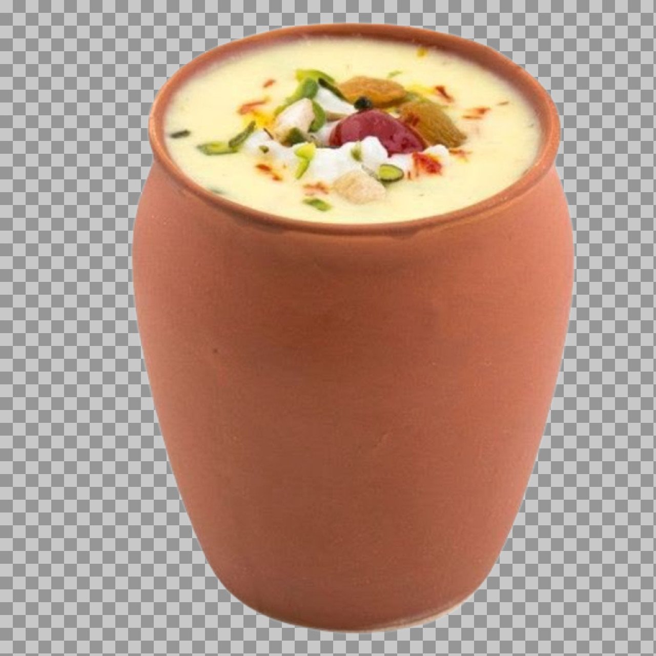 Authentic Kesar Pista Lassi in Clay Kulhad | Indian Yogurt Drink
