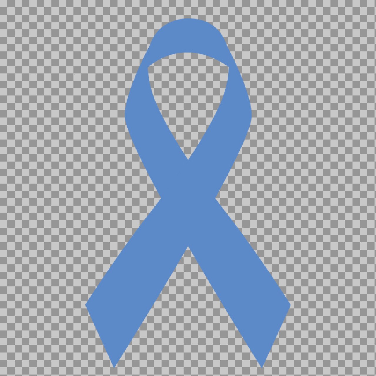 Blue Awareness Ribbon PNG – Transparent Support Symbol