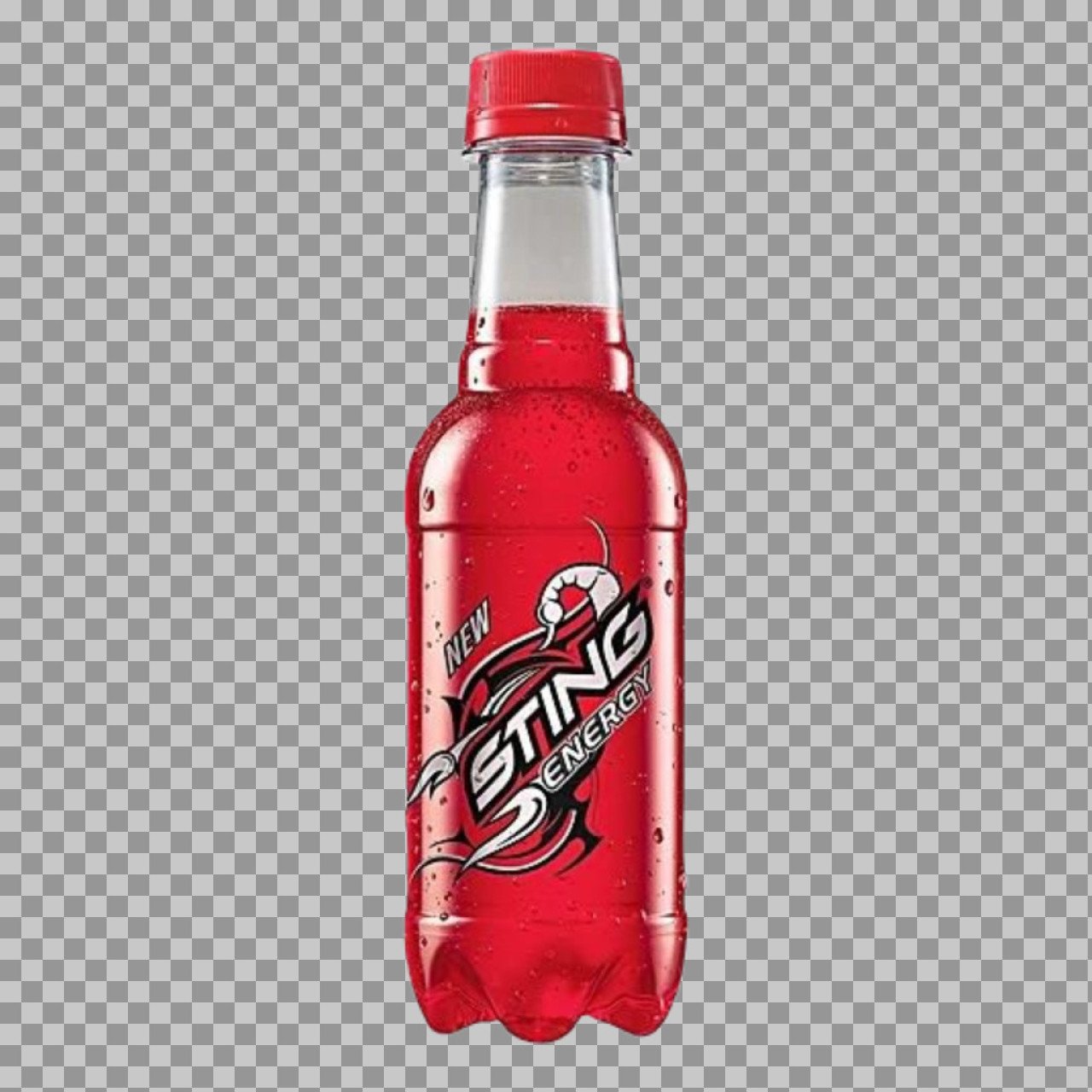 Sting Energy Drink PNG Image – Red Chilled Bottle Download HD Transparent