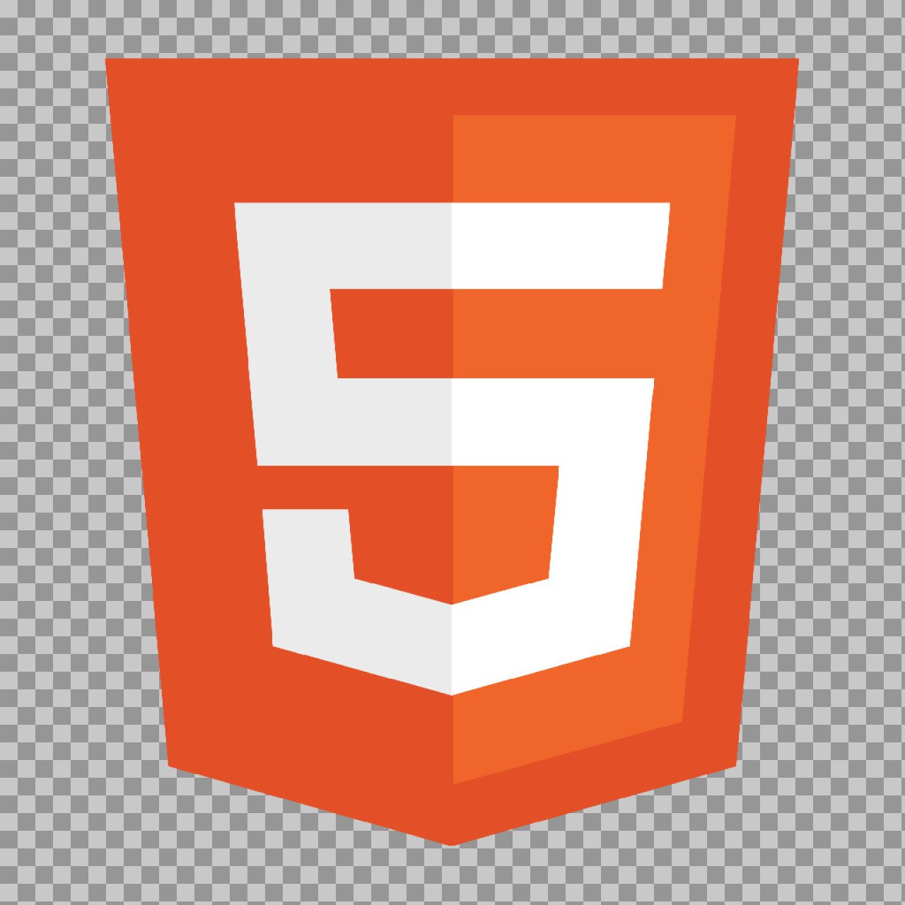 HTML5 Logo PNG – Official HTML5 Shield Icon for Web Development