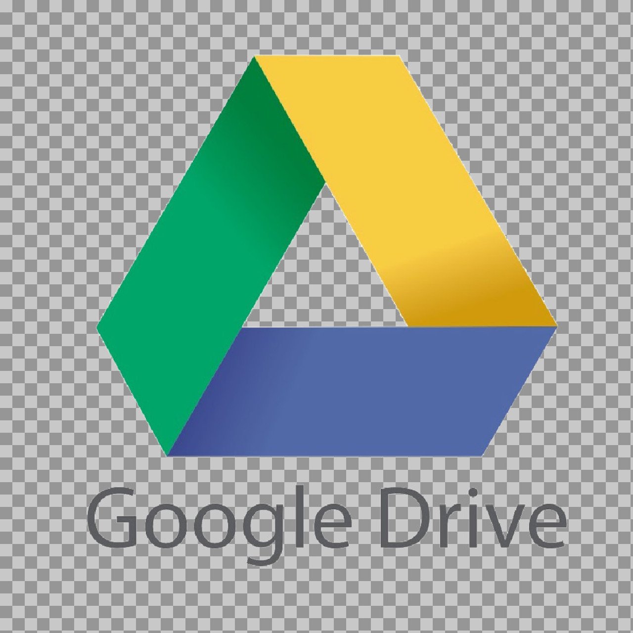 Google Drive Logo PNG with Text – Official Drive Icon