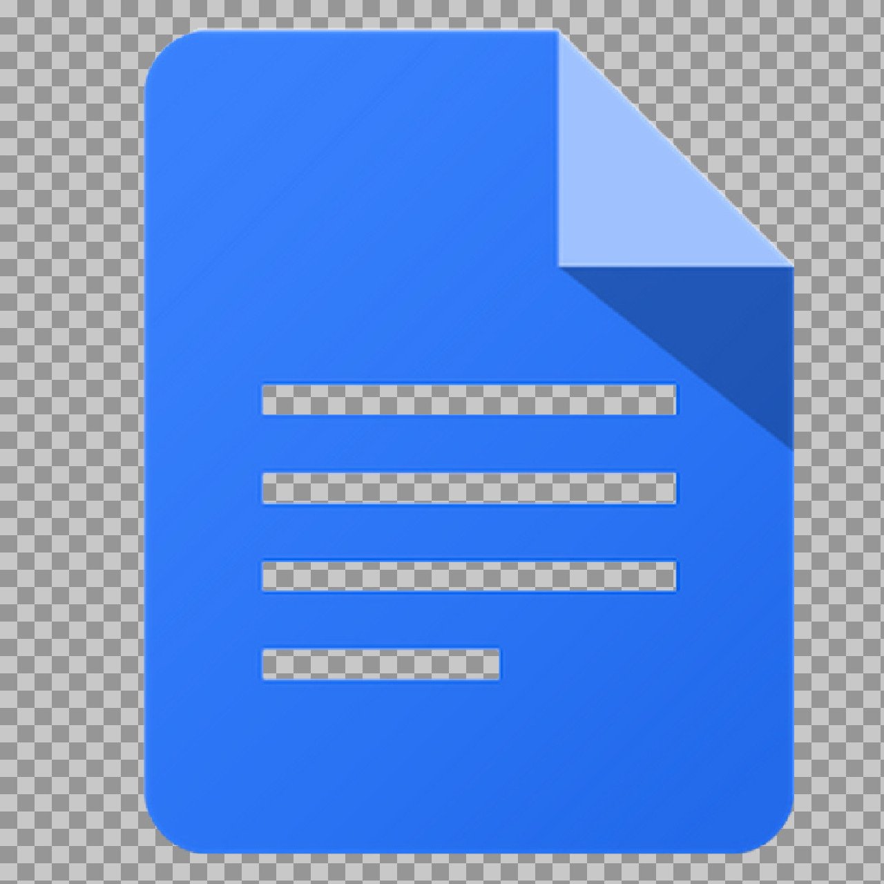Google Docs Logo PNG – Transparent Document Icon