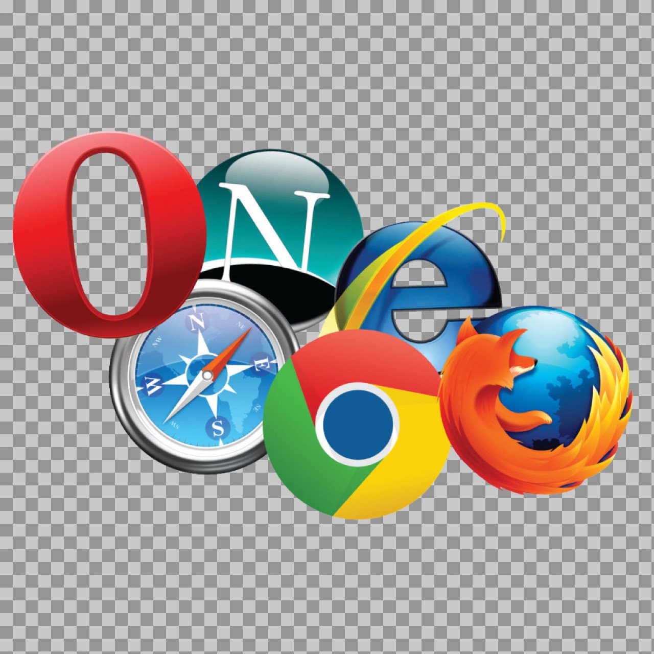 Popular Web Browsers Logo PNG Collection