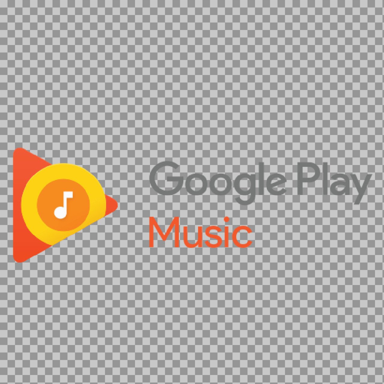 Google Play Music Logo PNG (Legacy/Discontinued App)