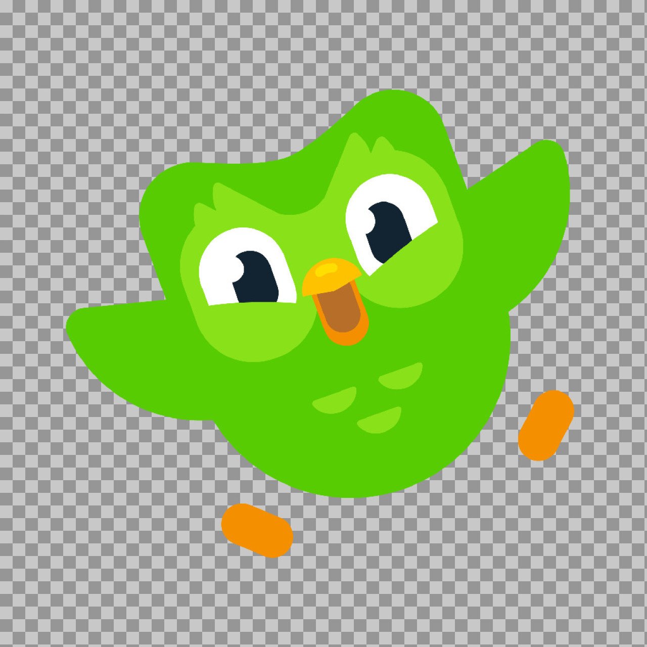 Duolingo Owl Logo PNG Download | Duo Mascot Transparent HD Free