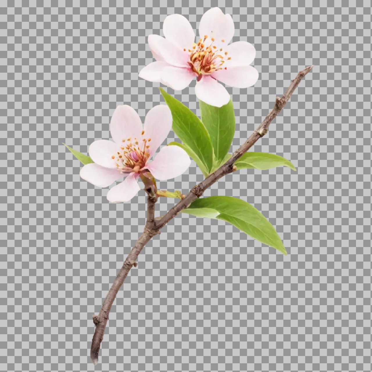 Cherry Blossom PNG Download | Pink Sakura Branch Transparent HD