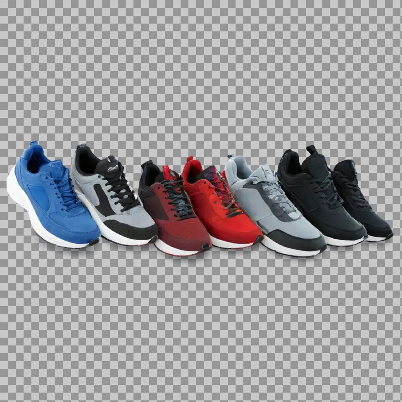 Sneakers Collection PNG Download | Colorful Sports Shoes Transparent HD