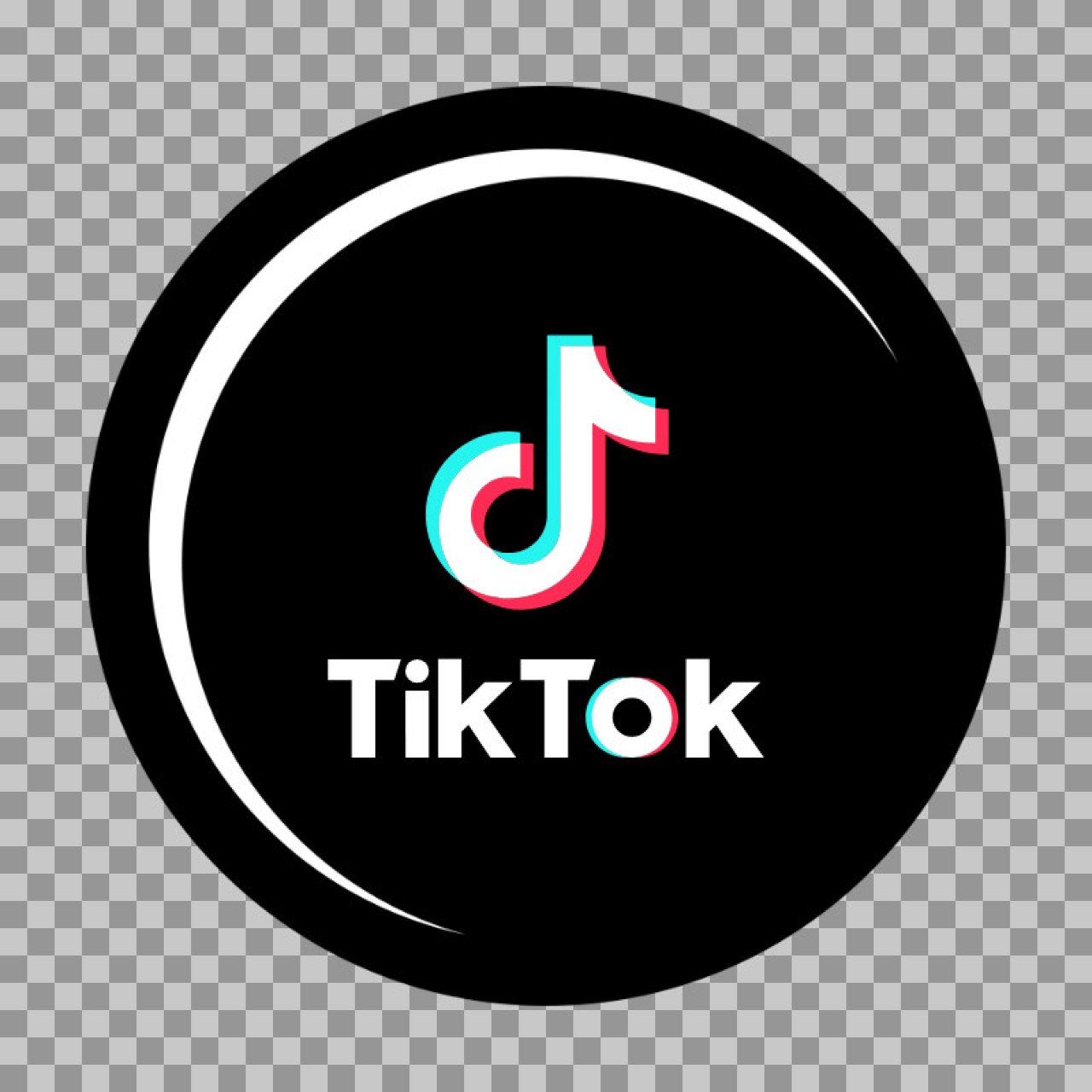 TikTok Logo PNG Download - Free Transparent Circle Icon HD