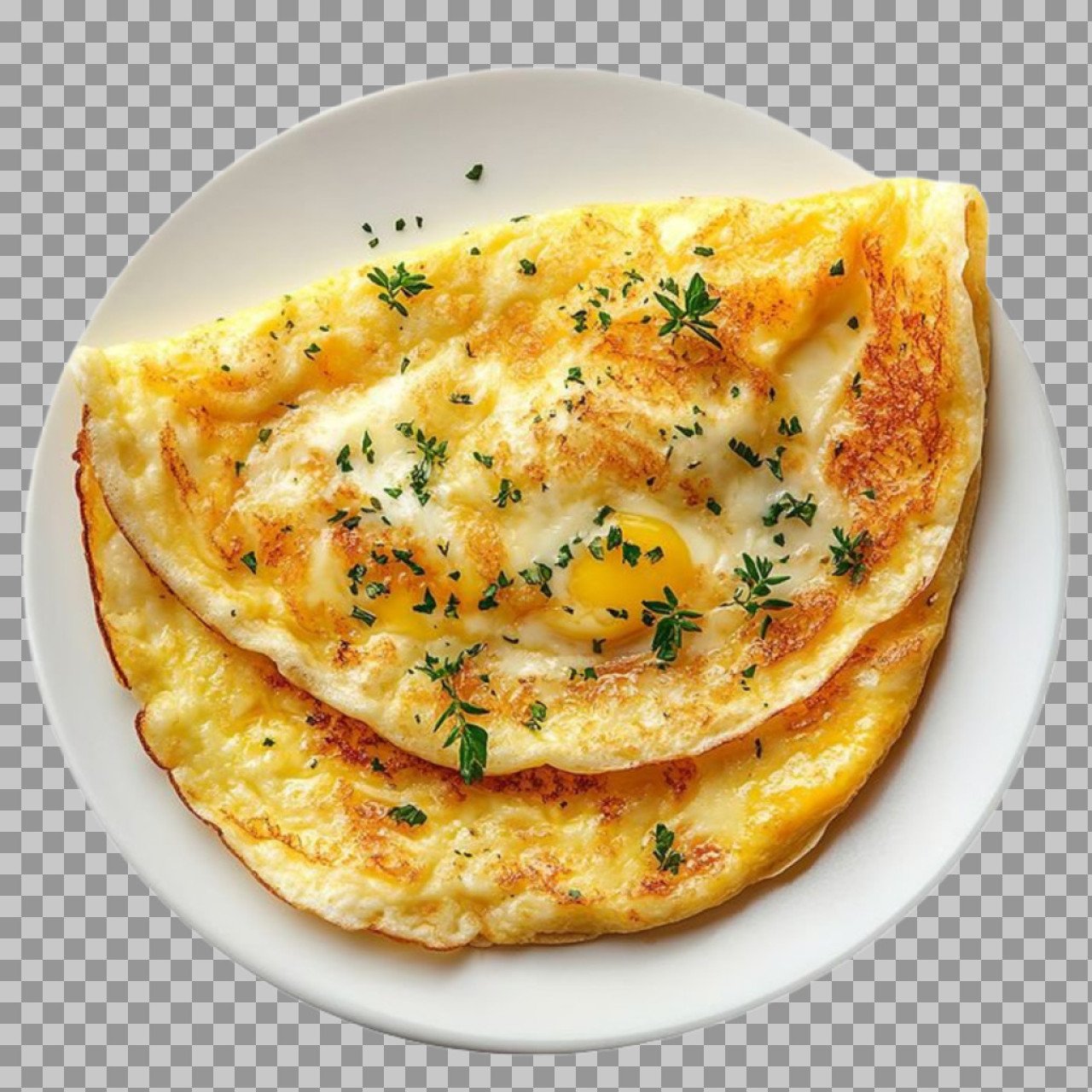 Cheese Omelette PNG | Fluffy Egg Omelette Transparent Image Free Download