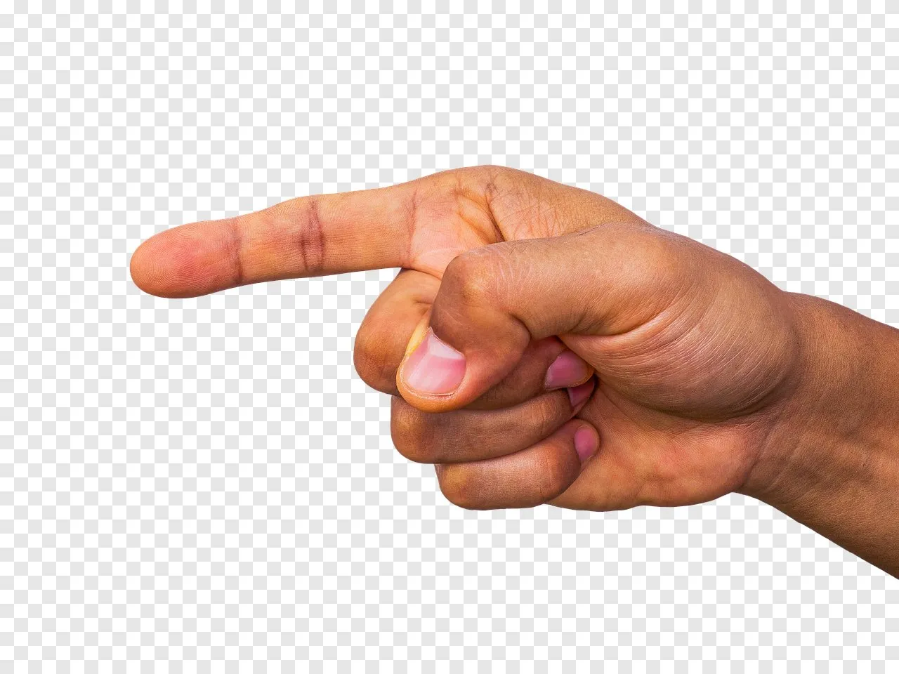 Pointing Finger Hand Gesture PNG | Free Transparent Hand Image