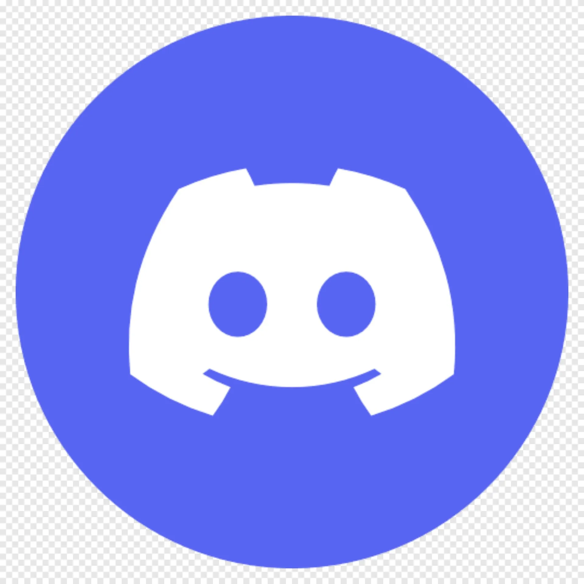 Discord Logo PNG | Blue Circle Discord Icon Transparent Image