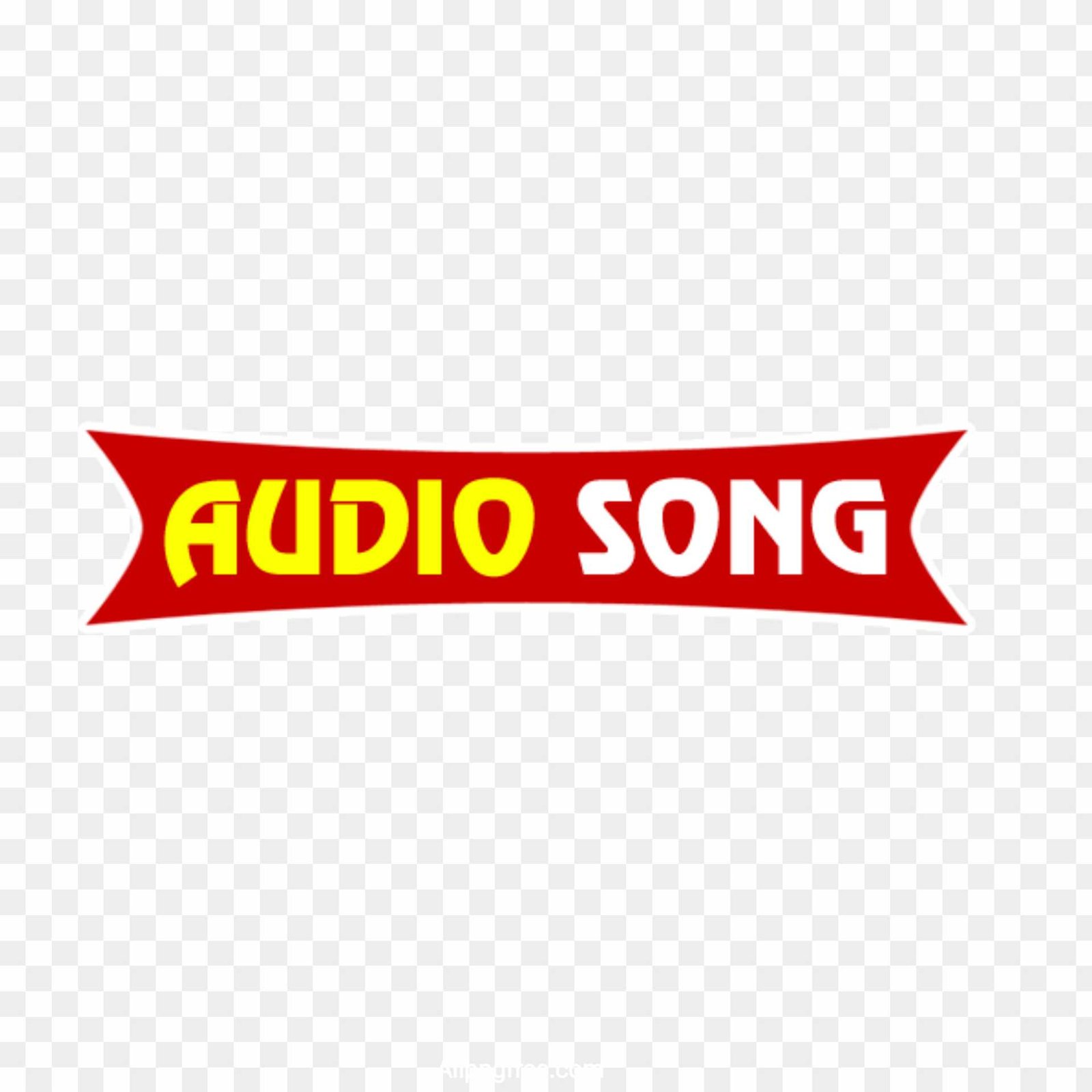 Audio song logo PNG image download