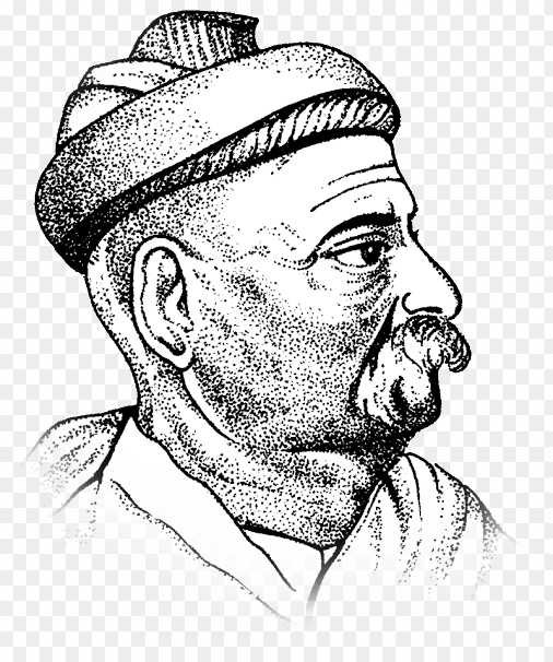 Bal Gangadhar Tilak drawing PNG images_ Bal Gangadhar Tilak sketch png