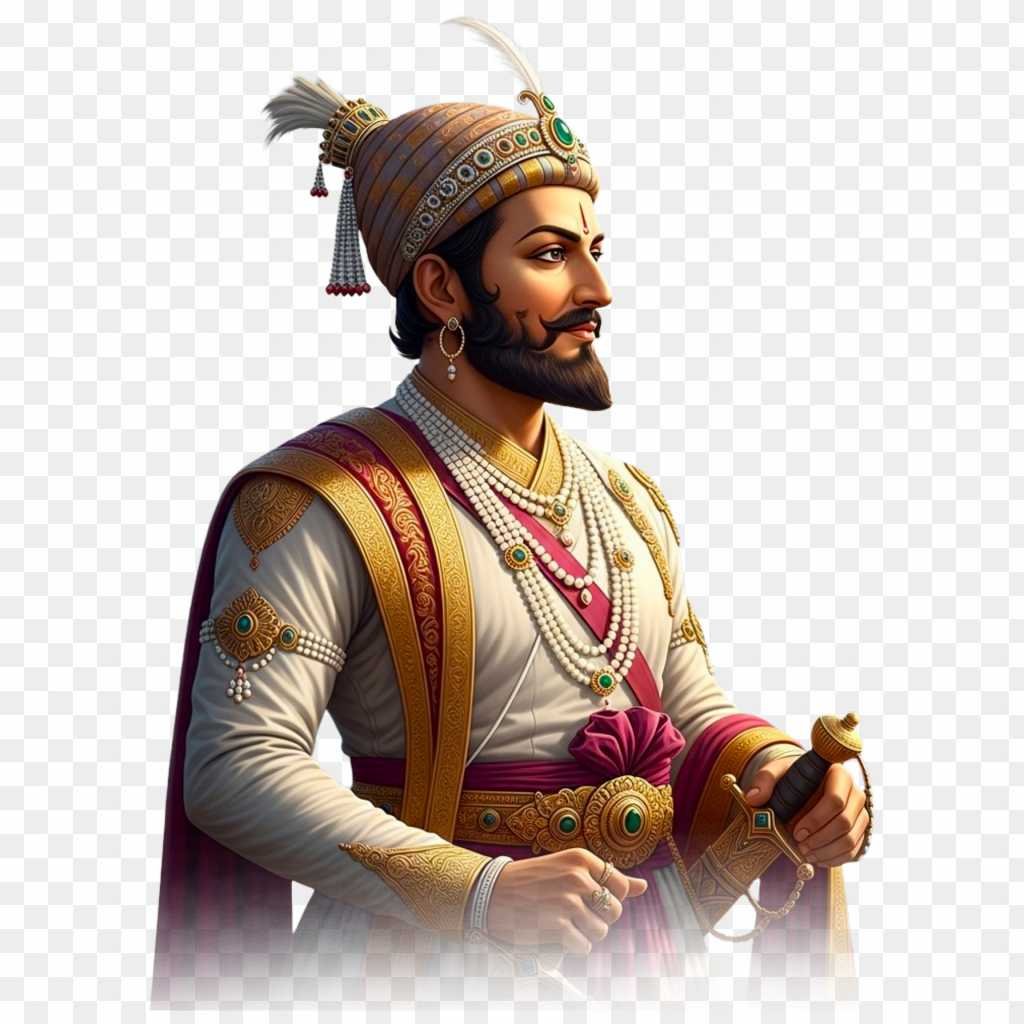Chhatrapati Shivaji Maharaj PNG | High-Quality Royal Portrait Download