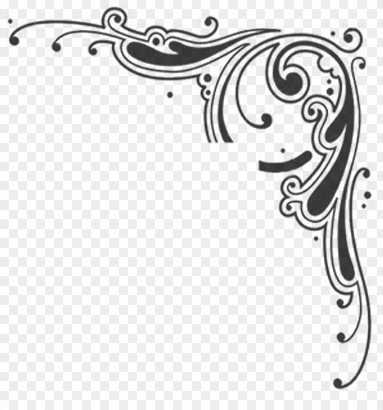 Corner boder png images