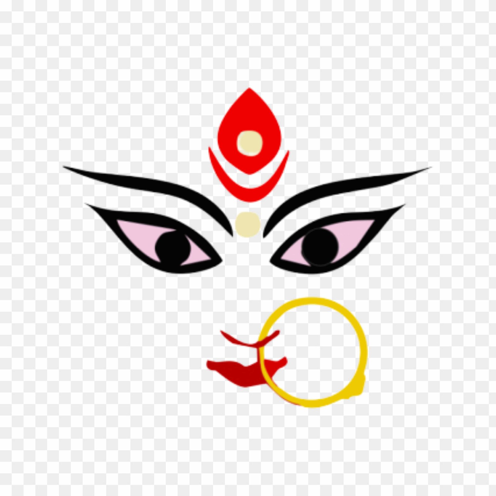 durga MAA face png images 