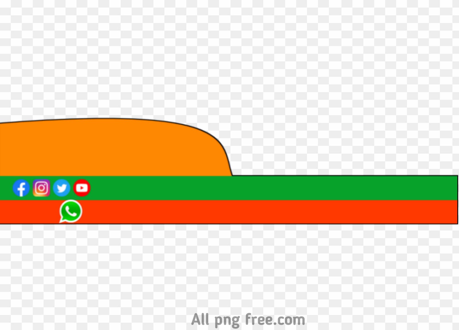 Footer PNG image_ banner footer PNG, banner shape png images free transparent PNG Image