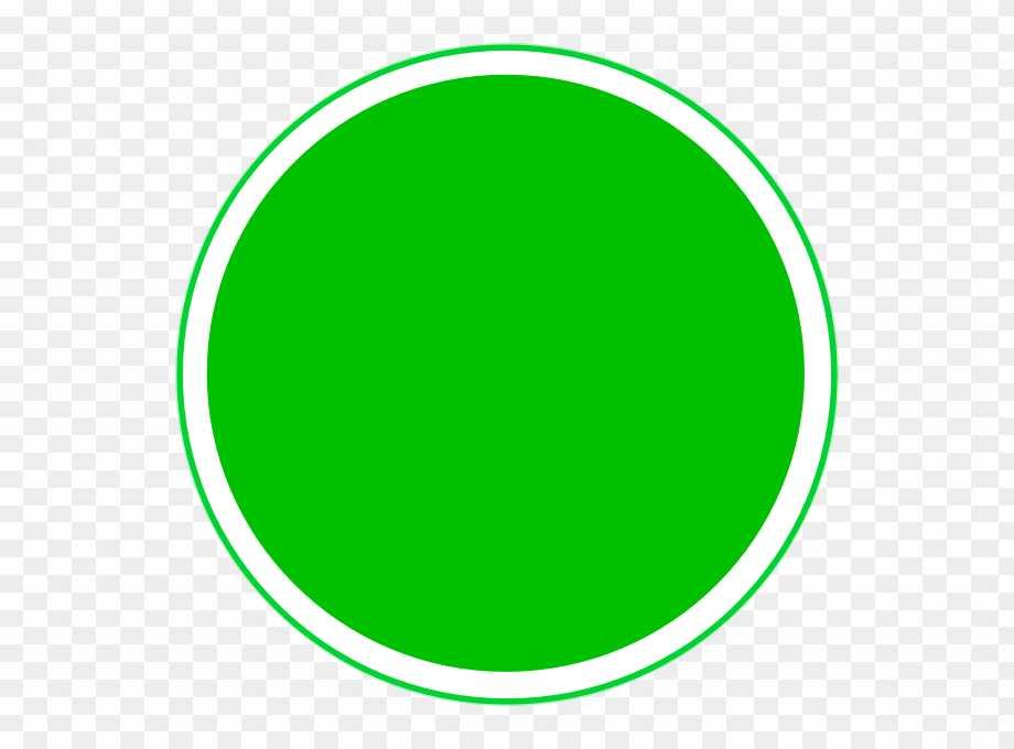 Green round png