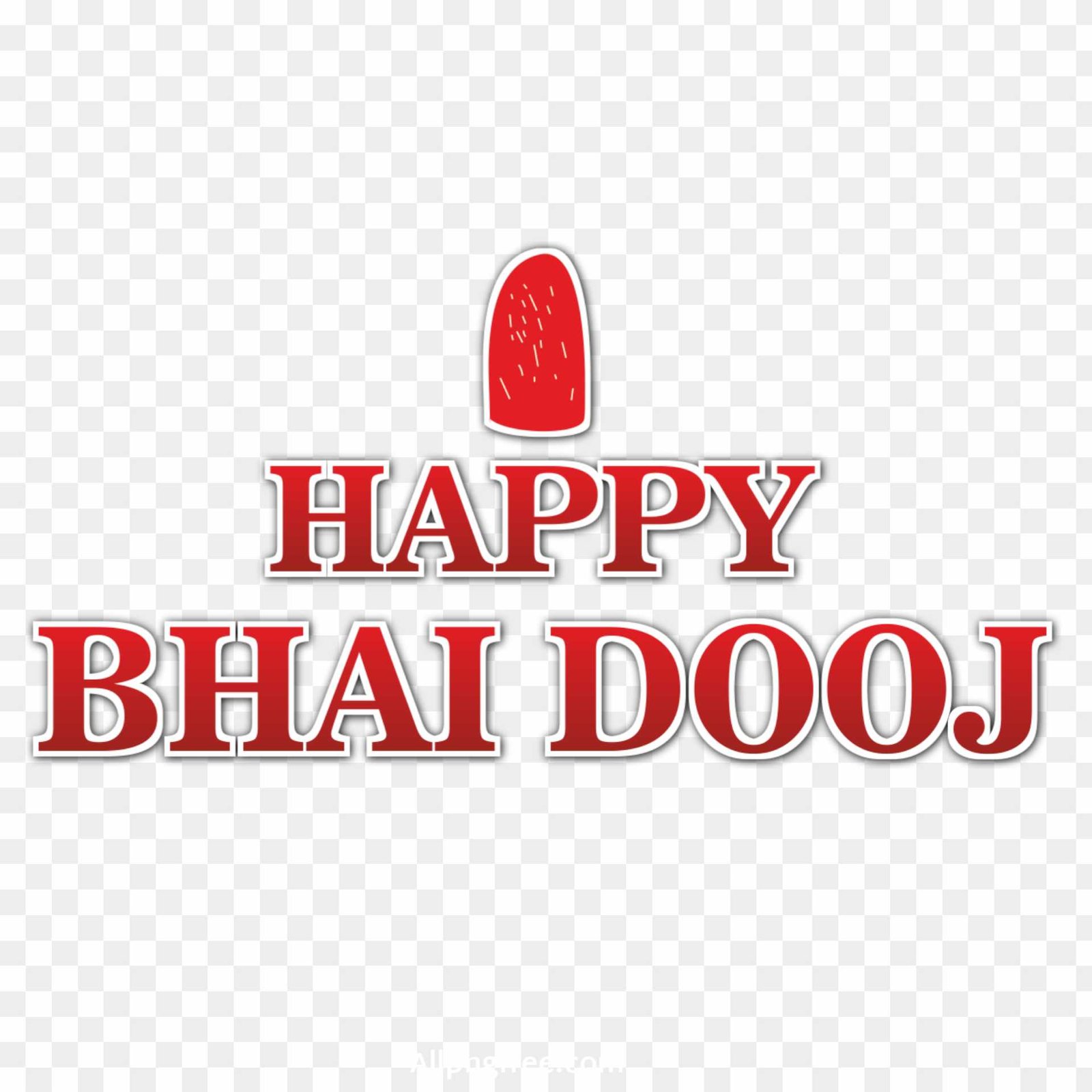 Happy Bhai Dooj text png images 