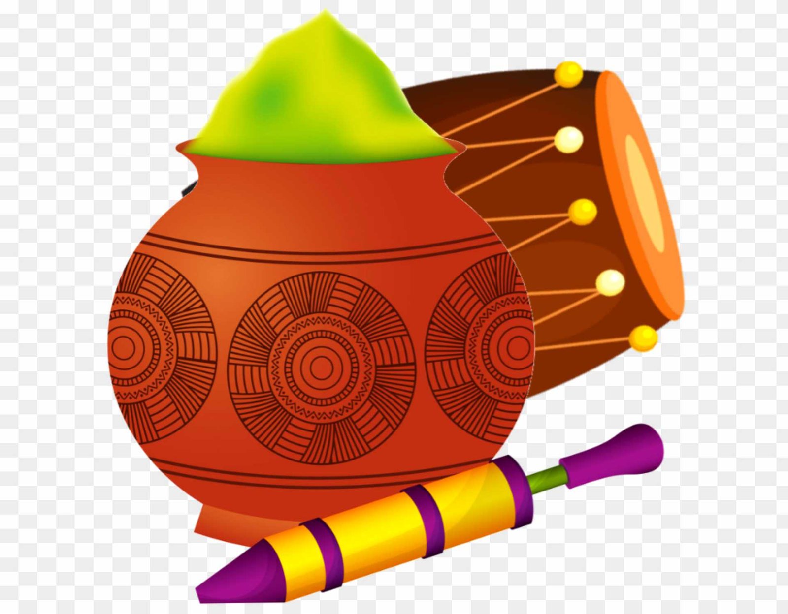 Happy holi design png images