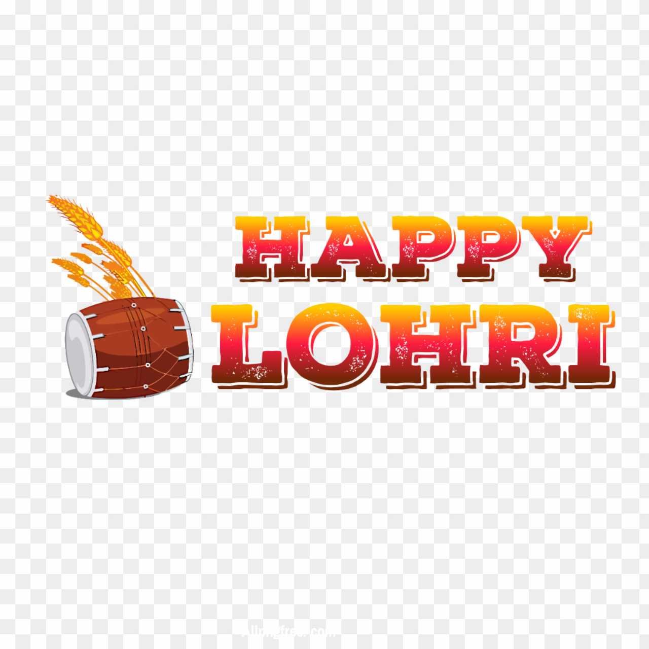 Happy Lohri festival PNG transparent image 