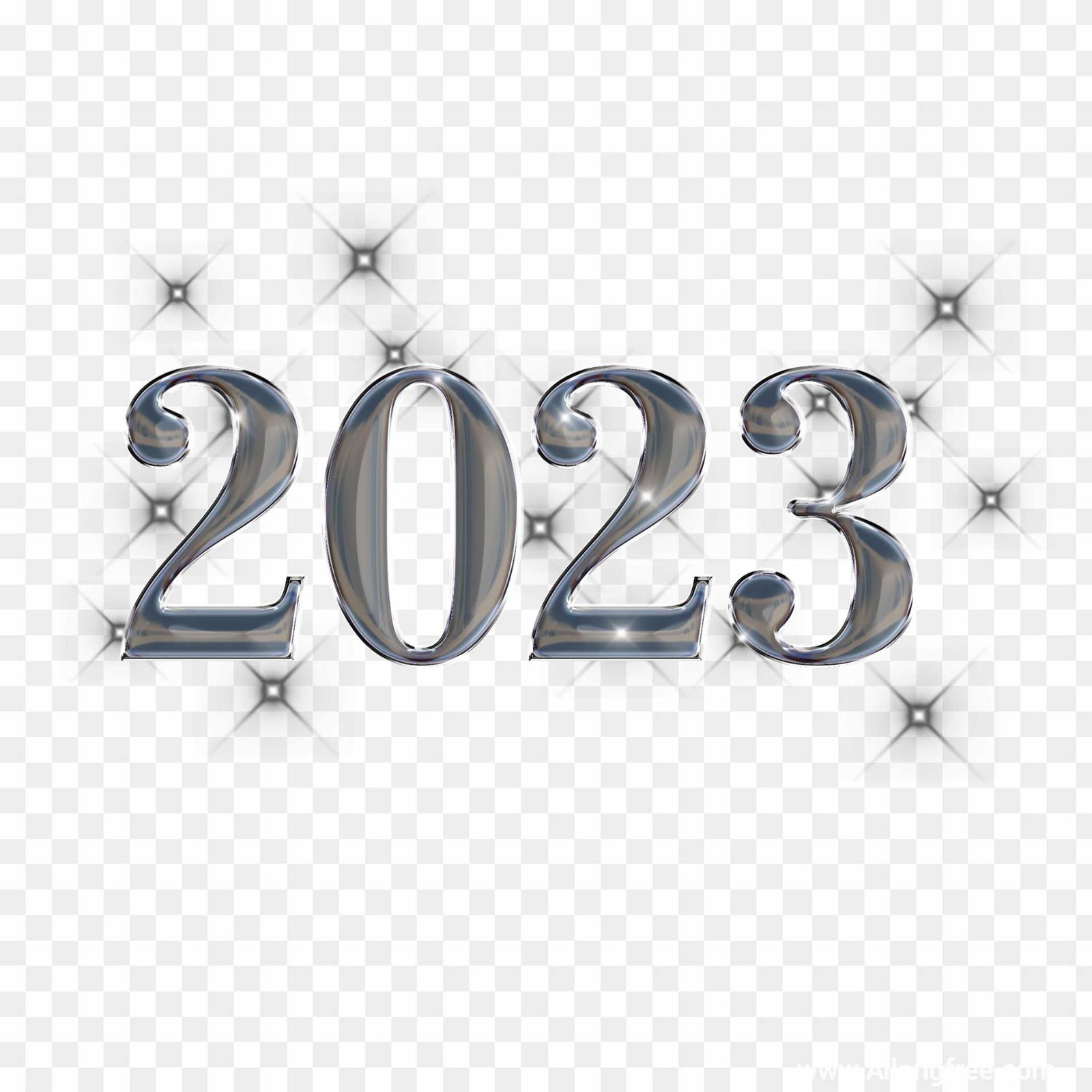 Happy New year 2023 luxury PNG images