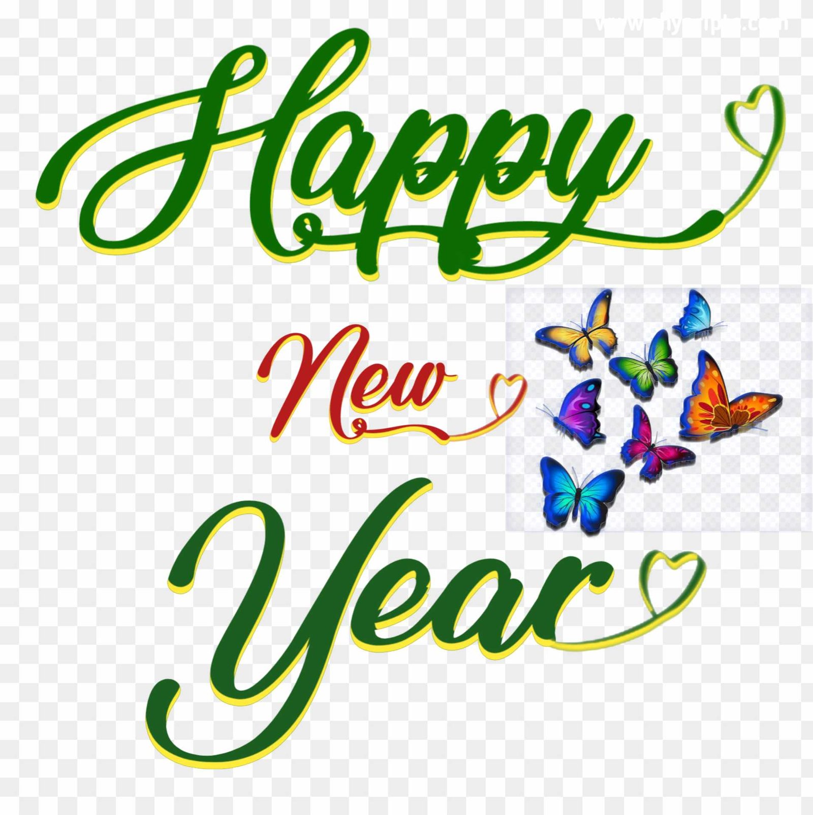 Happy New year PNG