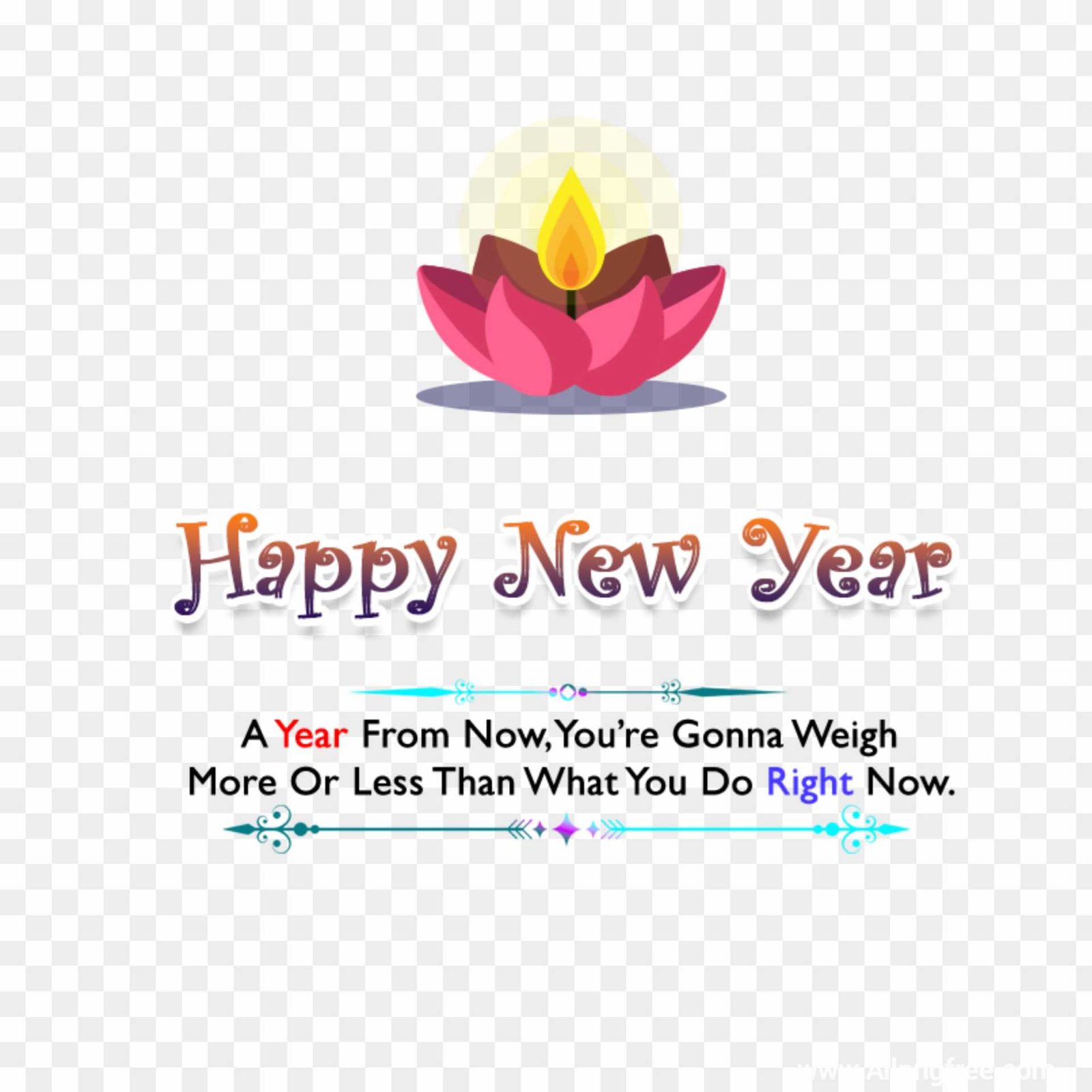 Happy New year PNG transparent images download