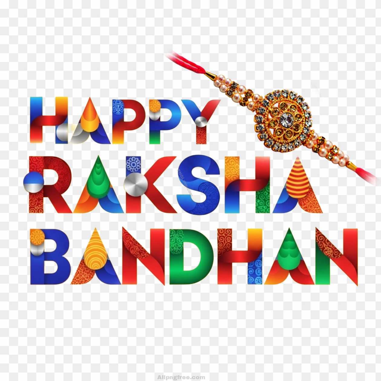 Happy Raksha Bandhan PNG free image download
