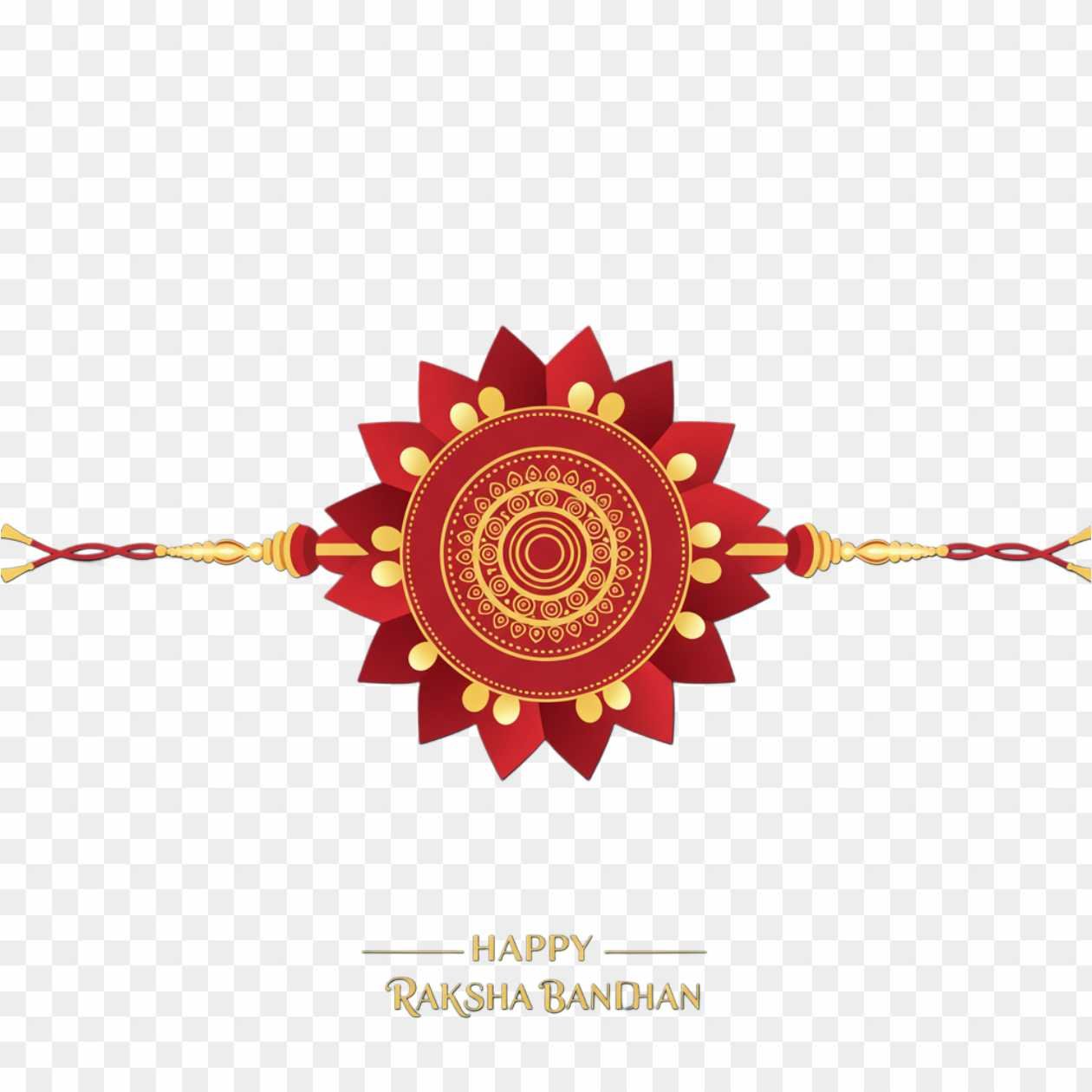 Happy raksha bandhan rakhi PNG image download 