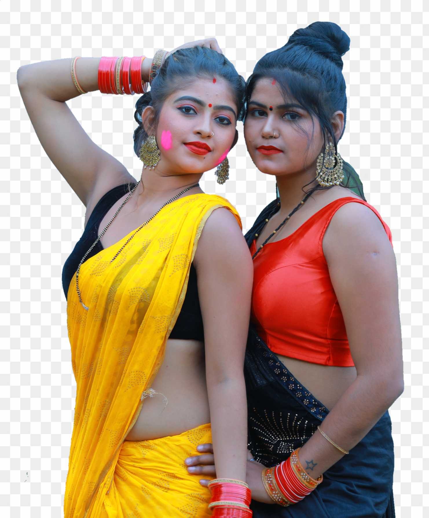 Holi editing girls png