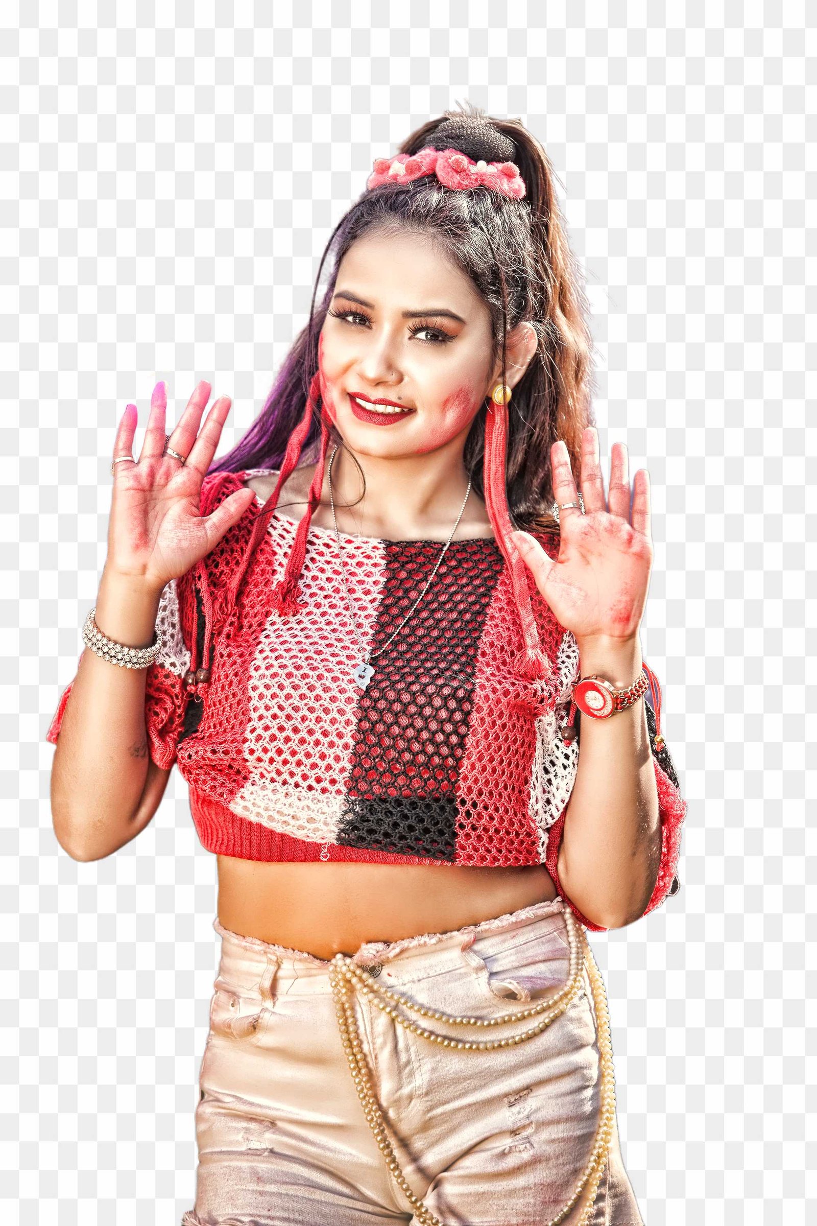 Holi girls png images